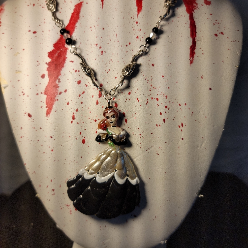 Gothic bell necklace